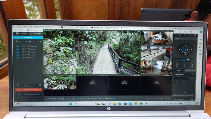 Ministerio de Cultura culminó con la colocación de las cámaras de vigilancia en el Santuario Histórico de Machupicchu