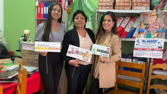 Demuna implementó JUGUEMOS en la I.E. José Gálvez - Primaria