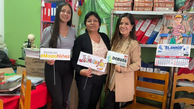 Demuna implementó JUGUEMOS en la I.E. José Gálvez - Primaria