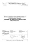 Vista preliminar de documento MP-SIG-15 MAPRO del Proceso de Gestión Estratégica y Presupuestal