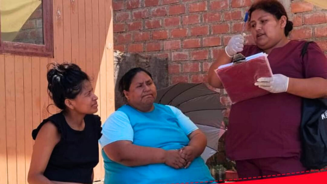 Se realiza barrido de gestantes, puérperas y MEF.