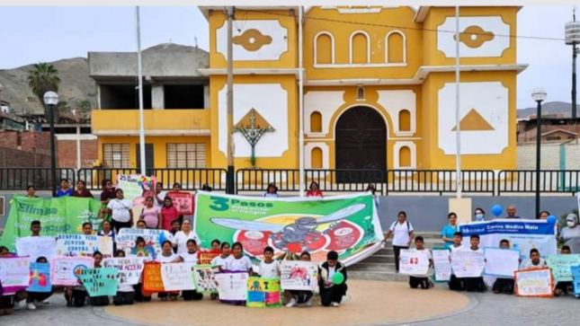“Quítale el agua al zancudo y adiós dengue” - Pasacalle de sensibilización contra el dengue