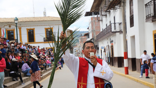 Domingo de ramos en Cajabamba