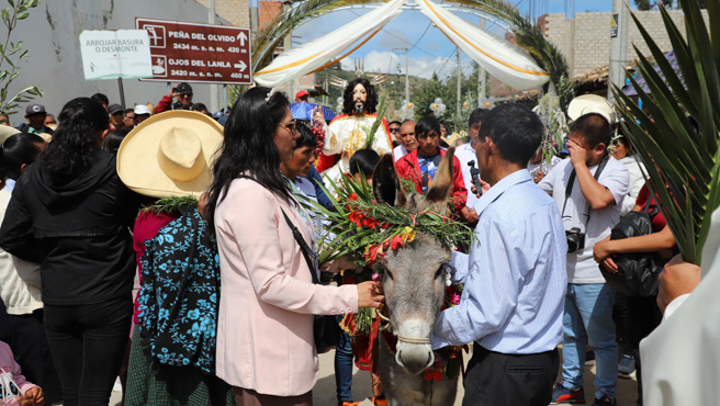 Domingo de ramos en Cajabamba