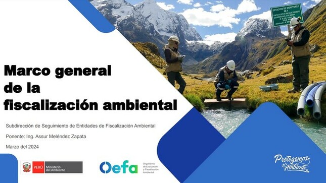 Personal participa del curso virtual de Fiscalización ambiental en minería - Marco general de la fiscalización ambiental