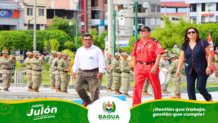 Ceremonia Plena Cívico Patriótica en Bagua 4