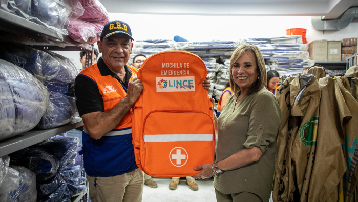 La Municipalidad Distrital de Lince recibió un total de 150 Kits de ayuda humanitaria.