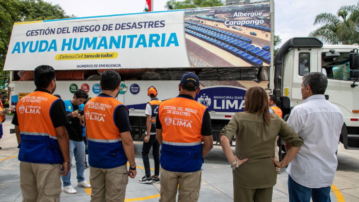 La Municipalidad Distrital de Lince recibió un total de 150 Kits de ayuda humanitaria.