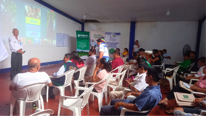 Taller en Atalaya con titulares y otros actores del sector forestal