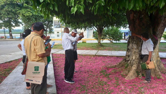 Actividad en campo para utilizar las herramientas del OSINFOR