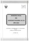 Vista preliminar de documento Memoria Anual del GORE-ICA 2023 - 1