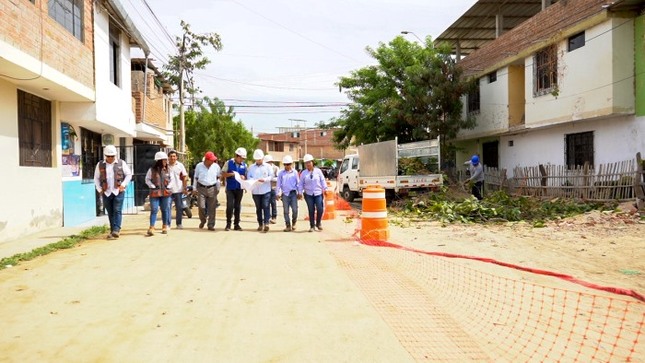 GORE Piura inició construcción de pistas y veredas en A.H. La Primavera por S/ 19 millones