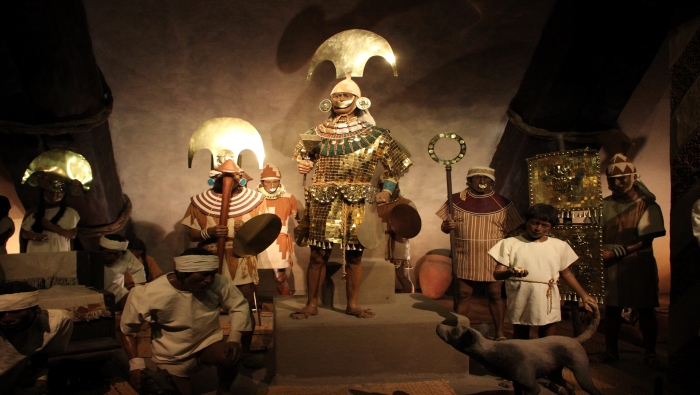 Casa Real en el Museo Tumbas Reales de Sipán-