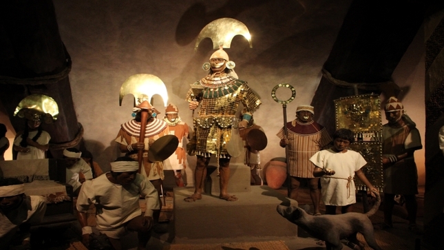 Casa Real en el Museo Tumbas Reales de Sipán-