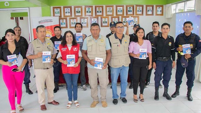 Personal de serenazgo de la Municipalidad Provincial de Huarmey, recibió una charla sobre la prevención de la violencia sexual en niñas, niños y adolescentes