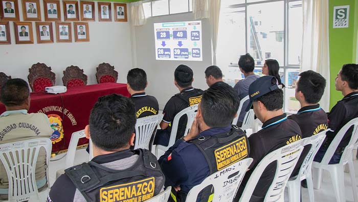 Personal de serenazgo de la Municipalidad Provincial de Huarmey, recibió una charla sobre la prevención de la violencia sexual en niñas, niños y adolescentes