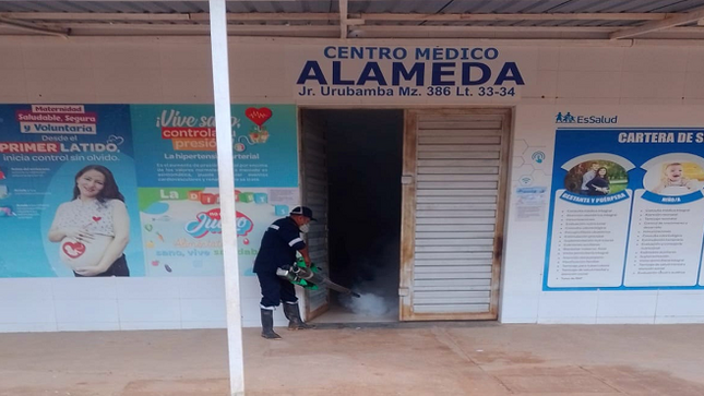 EsSalud Ucayali realizó trabajos de fumigación en los centros asistenciales