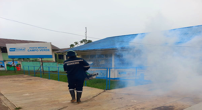 EsSalud Ucayali realizó trabajos de fumigación en los centros asistenciales