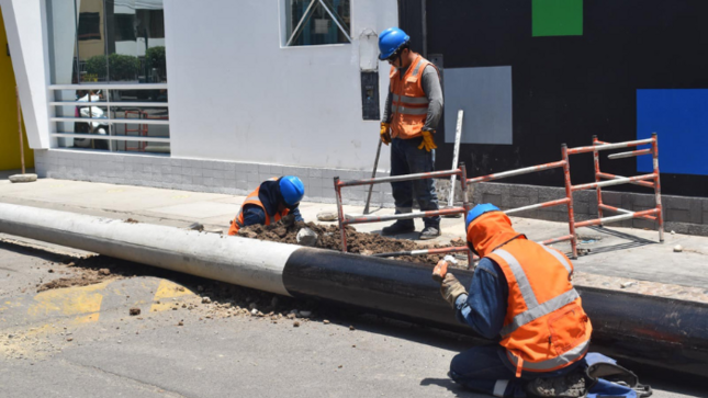 Hidrandina realiza trabajos para restablecer el servicio de energía