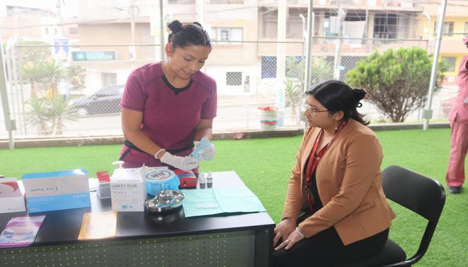 Corte de Justicia de Lima Sur realizó una nueva Campaña de Salud para sus trabajadores