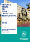 Vista preliminar de documento REPORTE DE SEGUIMIENTO ANUAL POI 2023[R]