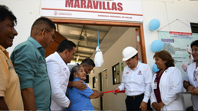 Gobernador regional inauguró puestos de salud en Mochumí y Mórrope por un valor de un millón 671,000 soles