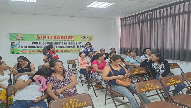 DRTPE Piura ofreció capacitación a Sindicalizadas al Sindicato de Trabajadores/as del Hogar de Piura - SINTTRAHODP