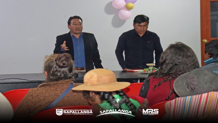 Primera reunión de PROCOMPITE- Sapallanga 2024