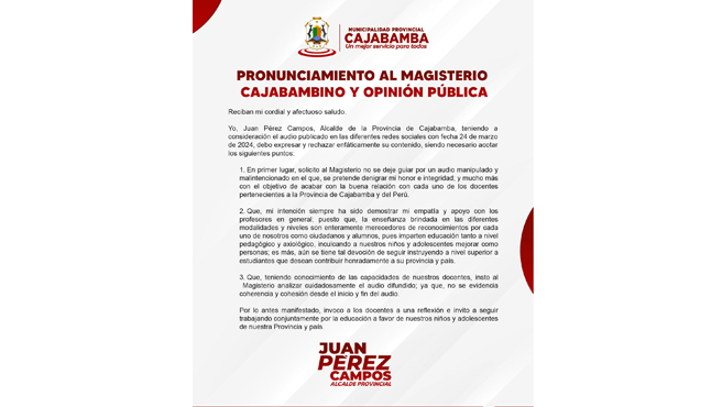 Pronunciamiento