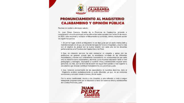 Pronunciamiento