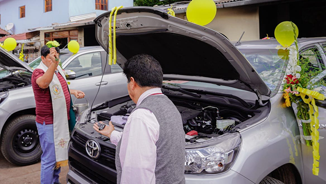 Corte de Cusco entregó 2 camionetas 4x4 para dar celeridad al Sistema Nacional Especializado de Justicia - SNEJ