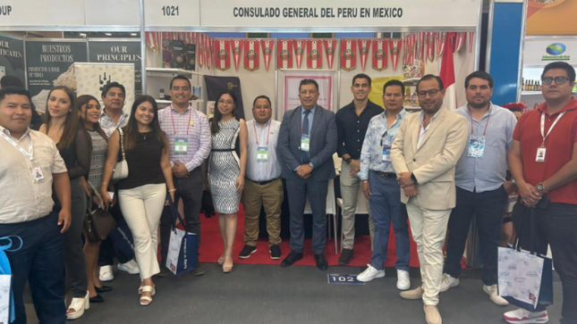 Consulado General del Perú en México participa con estand en la principal feria de alimentos del país en Jalisco