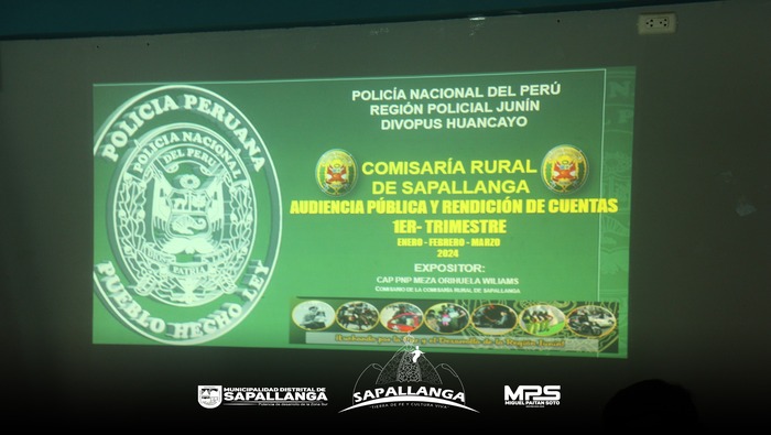 I Audiencia Pública de Seguridad Ciudadana - I TRIMESTRE - CODISEC 2024