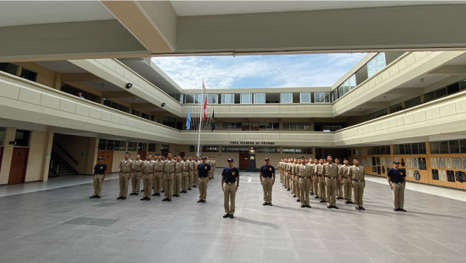 Adoctrinamiento de los Aspirantes a Cadete Náutico