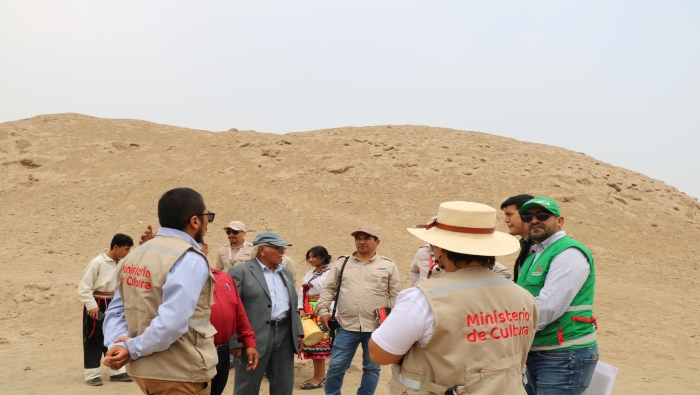 Ministerio de Cultura inauguró cerco perimétrico en el Sitio Arqueológico Pirámide de Nievería 