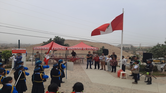 Ministerio de Cultura inauguró cerco perimétrico en el Sitio Arqueológico Pirámide de Nievería