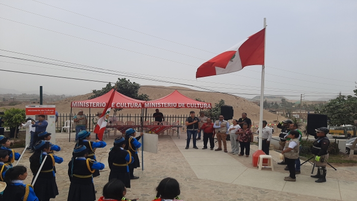 Ministerio de Cultura inauguró cerco perimétrico en el Sitio Arqueológico Pirámide de Nievería 