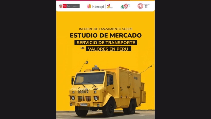 El Indecopi anuncia estudio para promover la competencia en el mercado de transporte de valores