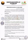 Vista preliminar de documento RESOLUCION DE ALCALDIA N.° 61-2024-A-MDSS