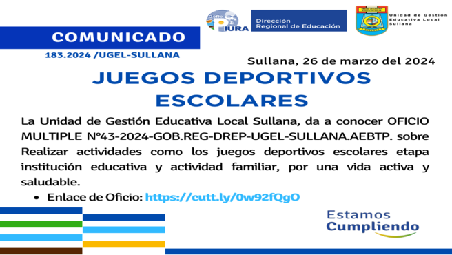 Comunicado N°183-2024