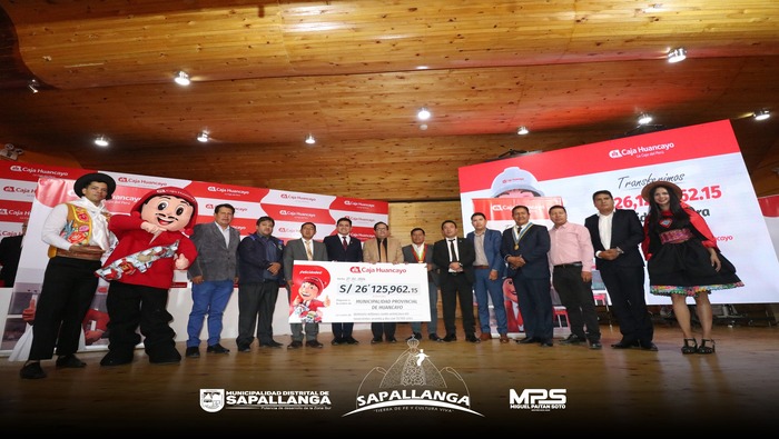 Caja Huancayo transfiere utilidades a Provincia de Huancayo