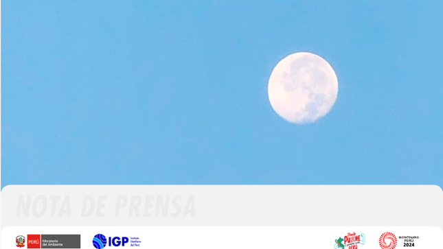 IGP: ¿Por qué es posible ver la Luna durante el día? 1