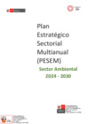 Vista preliminar de documento PLAN ESTRATEGICO SECTORIAL MULTIANUAL (PESEM) SECTOR AMBIENTAL - 2024 - 2030