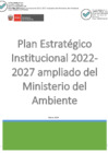 Vista preliminar de documento PLAN ESTRATEGICO INSTITUCIONAL 2022 - 2027 AMPLIADO DEL MINISTERIO DEL AMBIENTE