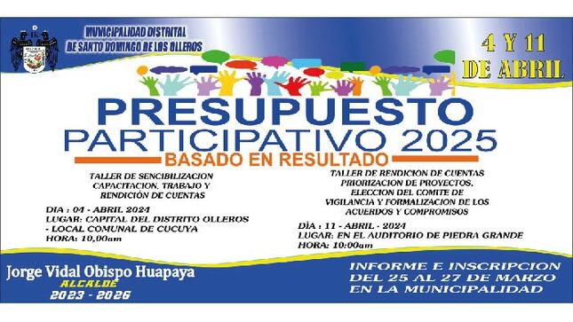Presupuesto participativo 2025_Mesa de trabajo 1