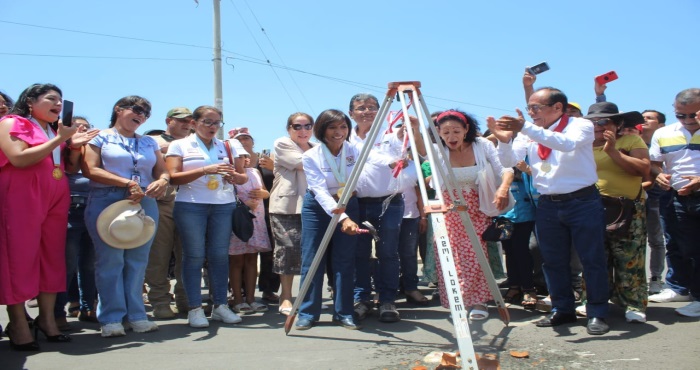Se inaugura obra de pavimentación integral del P.J Ricardo Palma
