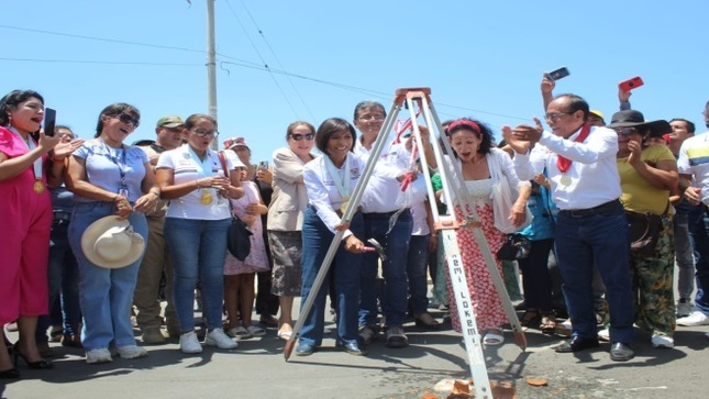 Se inaugura obra de pavimentación integral del P.J Ricardo Palma