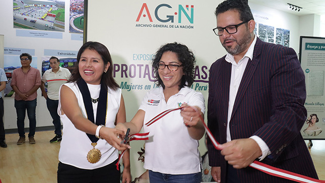 El AGN presentó exposición documental “Protagonistas: Mujeres en la historia de Perú”