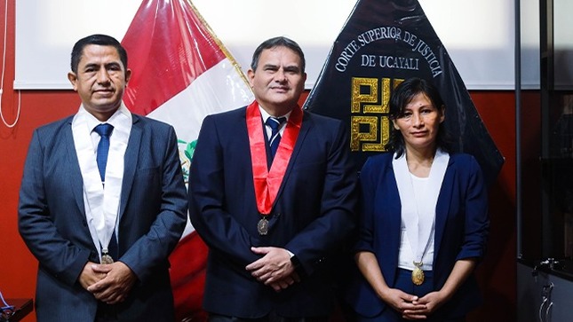 Dr. Tullio Bermeo, Dra. Nilda Lastra y Dr. Valentin Macedonio