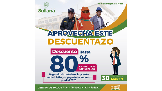  beneficios tributarios en Sullana
